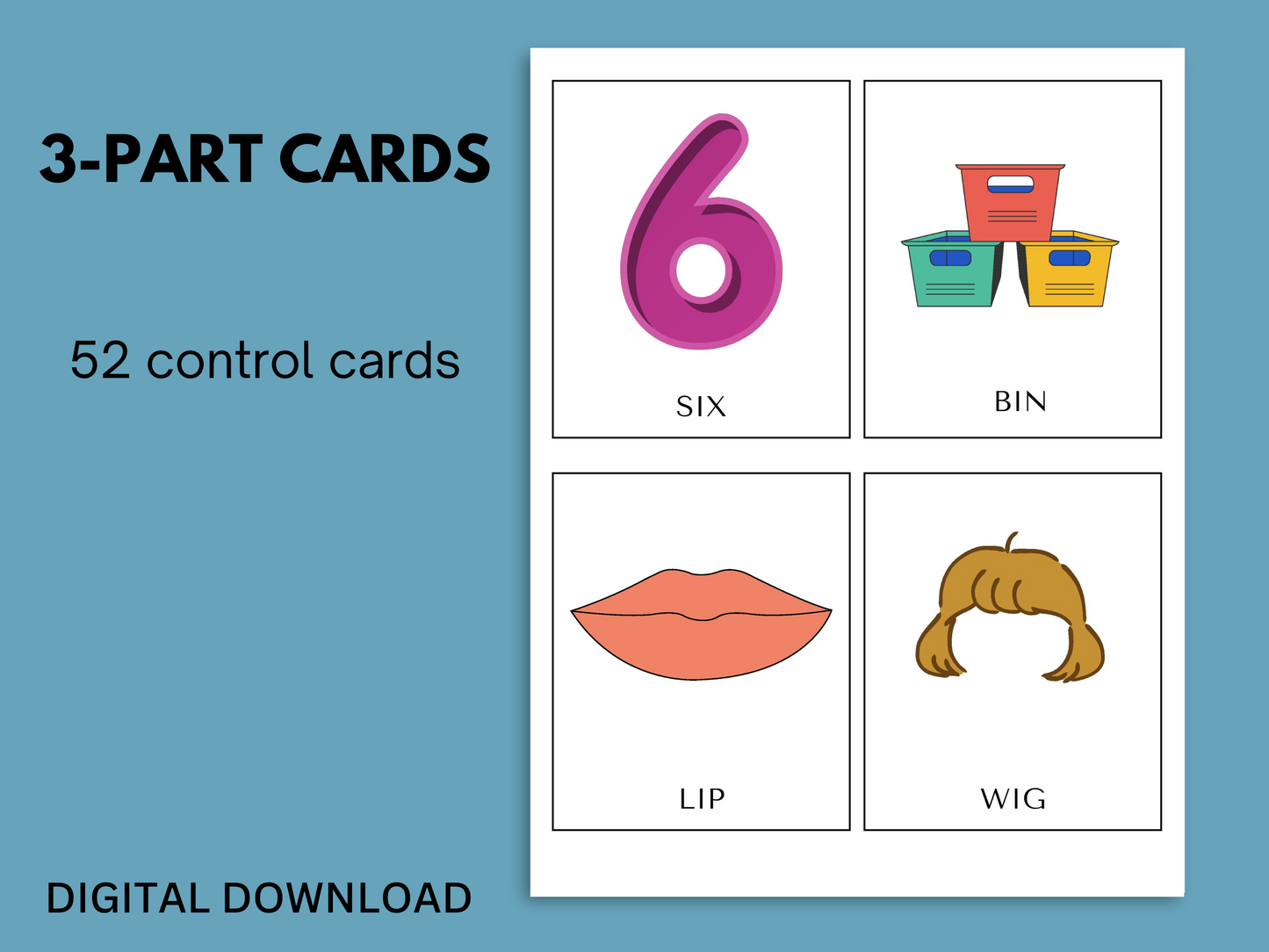 Printable CVC Flashcards