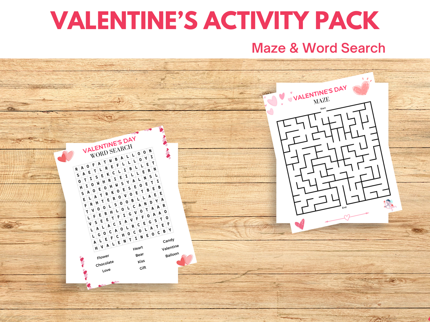Printable Valentine's Activities