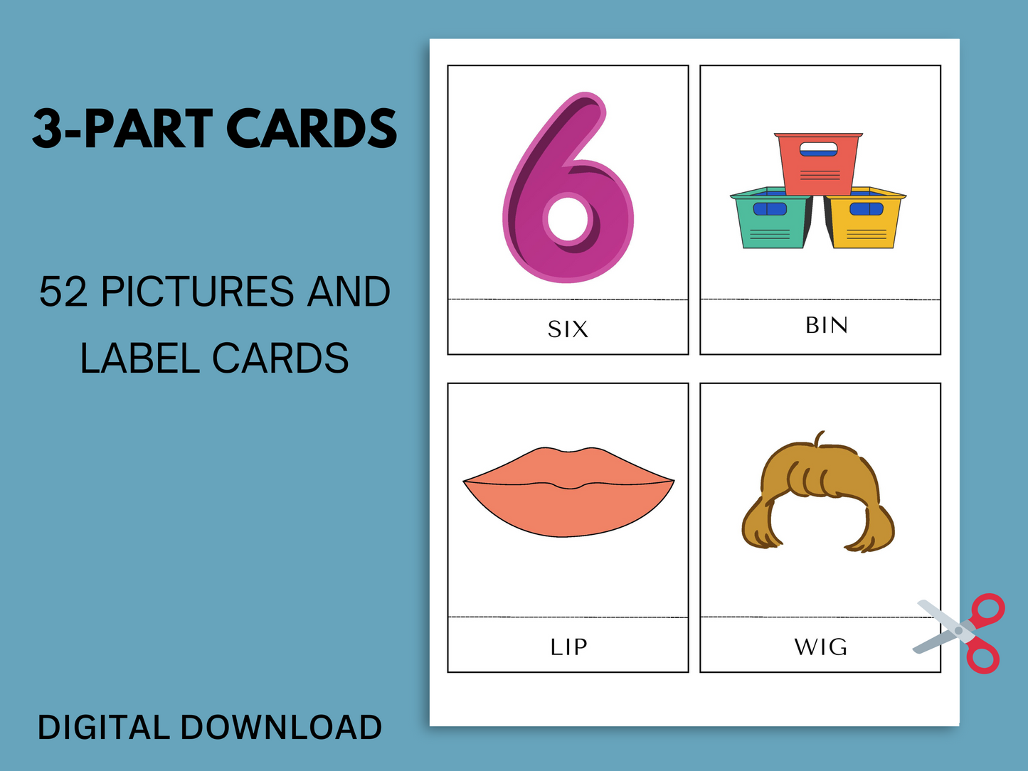 Printable CVC Flashcards