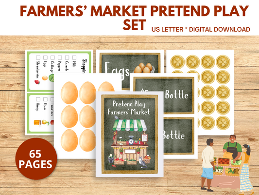 Farmers' Market Pretend Play Set